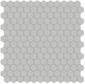 1" Loft Grey Matte Hex Mosaic |  Carpet Barn Carpet One Inc.