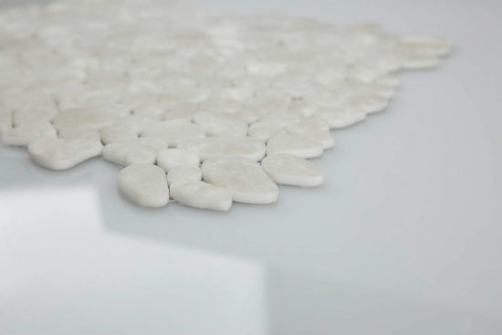 12X12 Light Grey Pebble Mosaic |  Carpet Barn Carpet One Inc.