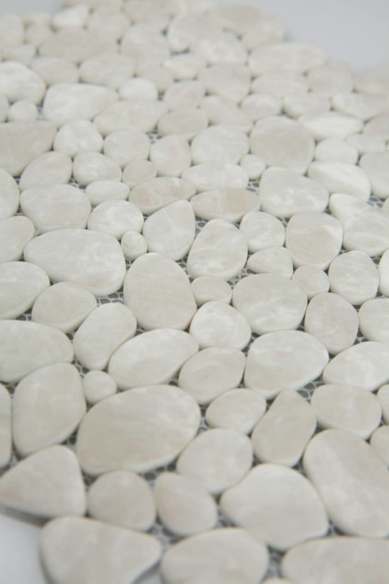 12X12 Light Grey Pebble Mosaic |  Carpet Barn Carpet One Inc.