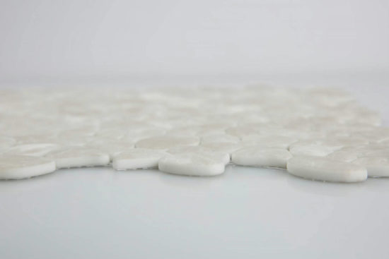 12X12 Light Grey Pebble Mosaic |  Carpet Barn Carpet One Inc.