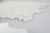 12X12 White Pebble Mosaic |  Carpet Barn Carpet One Inc.
