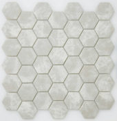 2" Light Grey Hexagon Mosaic |  Carpet Barn Carpet One Inc.