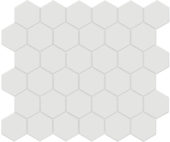 2" Vintage Grey Matte Unglazed Hex Mosaic |  Carpet Barn Carpet One Inc.