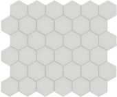 2" Warm Grey Matte Hex Mosaic |  Carpet Barn Carpet One Inc.