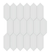 2x5 Gallery Grey Glossy Picket Mosaic |  Carpet Barn Carpet One Inc.