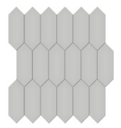 2x5 Loft Grey Matte Picket Mosaic |  Carpet Barn Carpet One Inc.