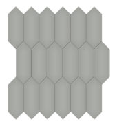 2x5 Taupe Matte Picket Mosaic |  Carpet Barn Carpet One Inc.