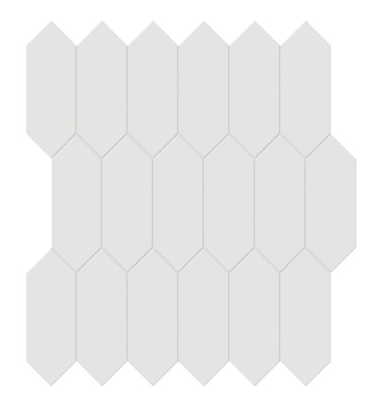2x5 Vintage Grey Matte Picket Mosaic |  Carpet Barn Carpet One Inc.