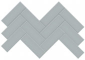 2x6 Cloud Blue Matte Herringbone Mosaic |  Carpet Barn Carpet One Inc.