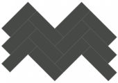2x6 Retro Black Matte Herringbone Mosaic |  Carpet Barn Carpet One Inc.