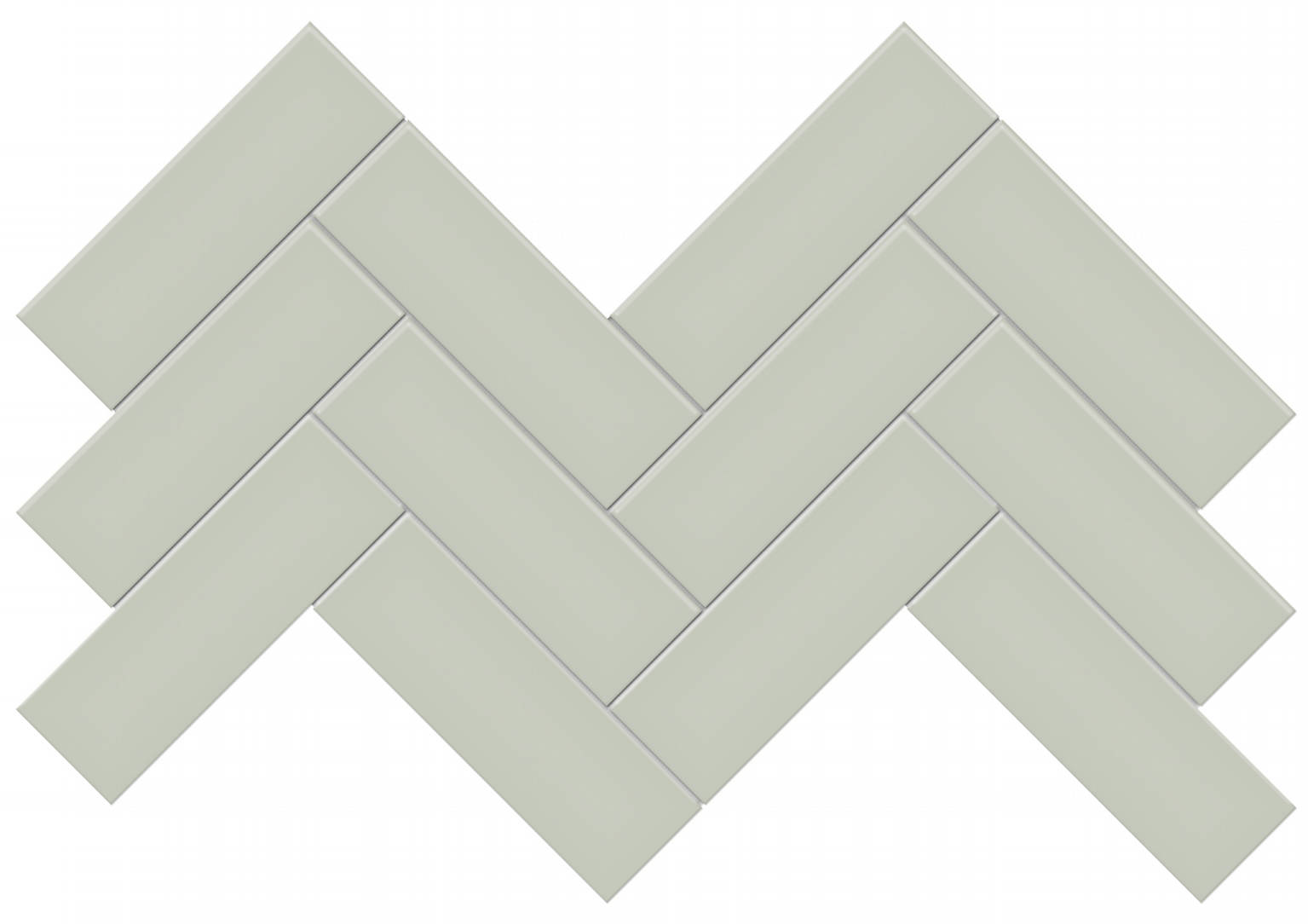 2x6 Soft Sage Matte Herringbone Mosaic |  Carpet Barn Carpet One Inc.