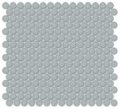 3/4" Cloud Blue Matte Penny Round Mosaic |  Carpet Barn Carpet One Inc.