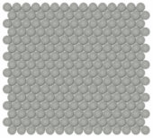 3/4" Taupe Glossy Penny Round Mosaic |  Carpet Barn Carpet One Inc.