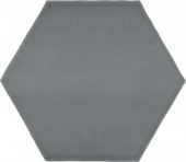 6" Anthracite Charcoal Glossy Hexagon |  Carpet Barn Carpet One Inc.