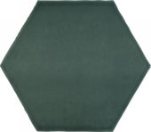 6" Brilliant Emerald Glossy Hexagon |  Carpet Barn Carpet One Inc.