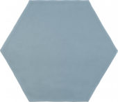 6" Summer Sky Glossy Hexagon |  Carpet Barn Carpet One Inc.