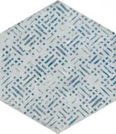 Alma 5.5X6.3 Grey Decor Hexagon |  Carpet Barn Carpet One Inc.