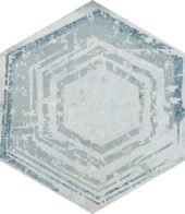 Alma 5.5X6.3 Grey Decor Hexagon |  Carpet Barn Carpet One Inc.
