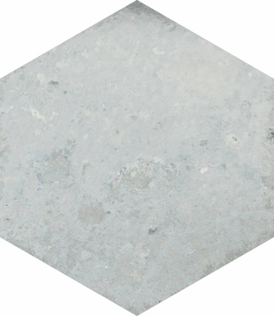 Alma 5.5X6.3 Grey Hexagon |  Carpet Barn Carpet One Inc.