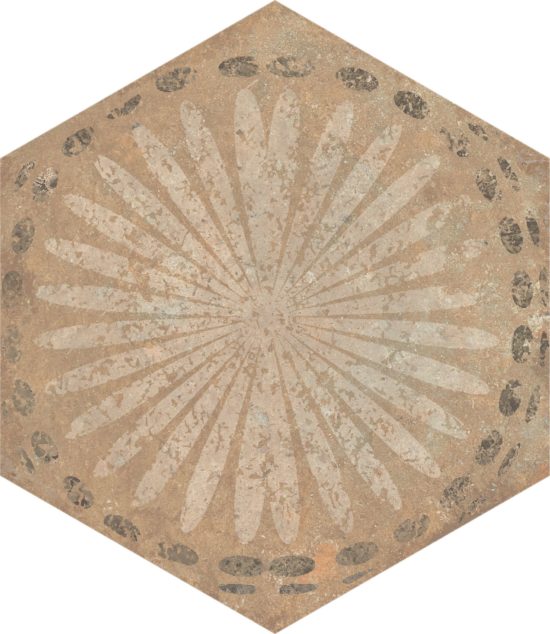 Alma 5.5X6.3 Sand Decor Hexagon |  Carpet Barn Carpet One Inc.