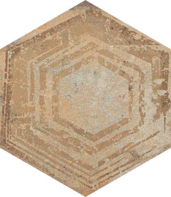 Alma 5.5X6.3 Sand Decor Hexagon |  Carpet Barn Carpet One Inc.