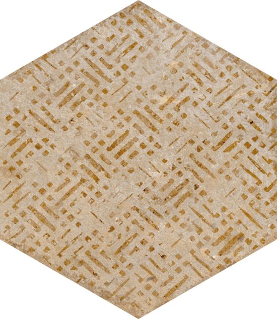 Alma 5.5X6.3 Sand Decor Hexagon |  Carpet Barn Carpet One Inc.
