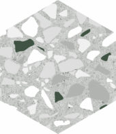Altea 5.5X6.3” Grey Hexagon |  Carpet Barn Carpet One Inc.