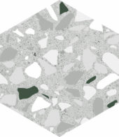 Altea 5.5X6.3” Grey Hexagon |  Carpet Barn Carpet One Inc.