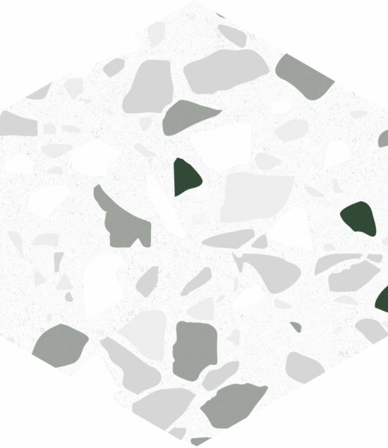 Altea 5.5X6.3” White Hexagon |  Carpet Barn Carpet One Inc.