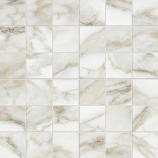 Amalfi Calacatta Honed 2X2 Mosaic |  Carpet Barn Carpet One Inc.
