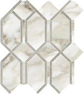 Amalfi Calacatta Polished Modella Mosaic |  Carpet Barn Carpet One Inc.