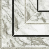 Arabescato Verona Honed Picco Mosaic |  Carpet Barn Carpet One Inc.