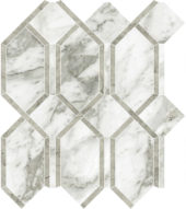 Arabescato Verona Polished Modella Mosaic |  Carpet Barn Carpet One Inc.
