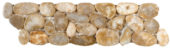 Beige Sliced Polished Pebble Interlocking Border |  Carpet Barn Carpet One Inc.