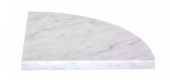 Bianco Carrara 9 Inch Shelf |  Carpet Barn Carpet One Inc.