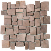 Cappuccino Cubic Marble Opus Interlocking Mosaic |  Carpet Barn Carpet One Inc.