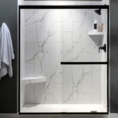 Carrara Marble Shower Wall Kit 36x60x78 |  Carpet Barn Carpet One Inc.