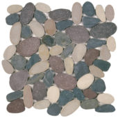 Color Xl Sliced Matte Pebble Interlocking Mosaic |  Carpet Barn Carpet One Inc.