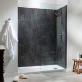 Cracked Slate Shower Wall Kit 30x60x78 |  Carpet Barn Carpet One Inc.