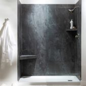 Cracked Slate Shower Wall Kit 32x60x78 |  Carpet Barn Carpet One Inc.