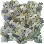 Crystal Green Semi-Precious Stone Interlocking Mosaic |  Carpet Barn Carpet One Inc.