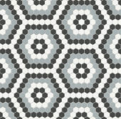 Dawn Blend Matte Hexagon Pattern Mosaic |  Carpet Barn Carpet One Inc.