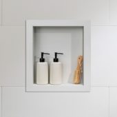 Dusty Pearl Shower Niche 14.5 x12 Inside |  Carpet Barn Carpet One Inc.