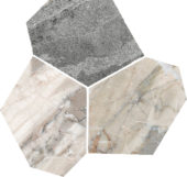 Dynasty Grey Polished/Matte 11X12 Eggs Mosaic |  Carpet Barn Carpet One Inc.