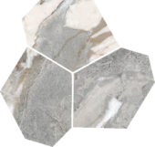 Dynasty Grey Polished/Matte 11X12 Eggs Mosaic |  Carpet Barn Carpet One Inc.