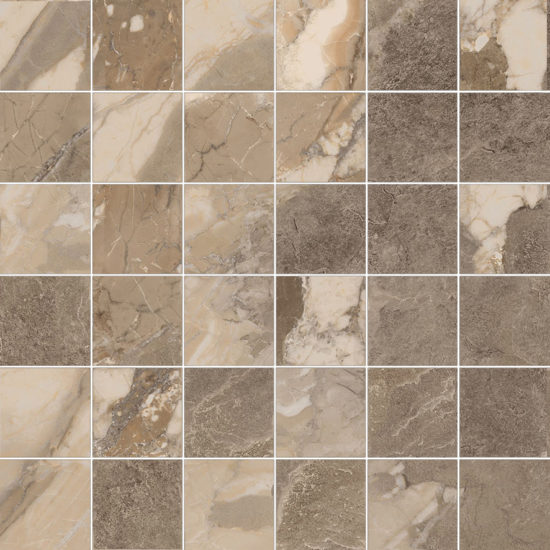 Dynasty Taupe 2X2 Mosaic |  Carpet Barn Carpet One Inc.