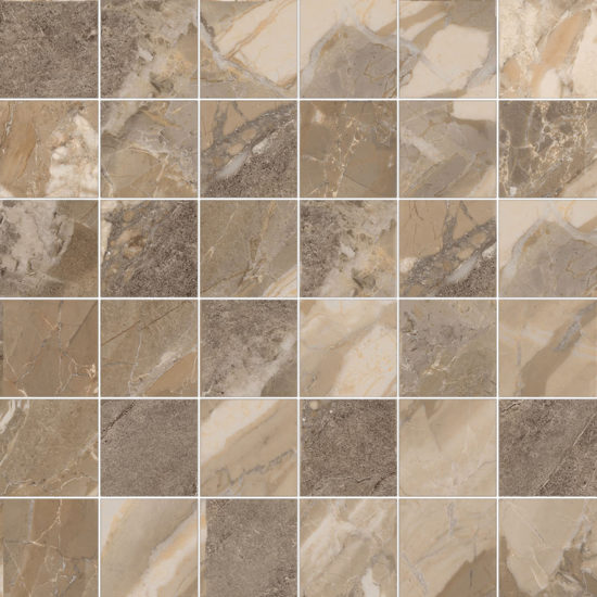 Dynasty Taupe 2X2 Mosaic |  Carpet Barn Carpet One Inc.
