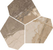 Dynasty Taupe Polished/Matte 11X12 Eggs Mosaic |  Carpet Barn Carpet One Inc.