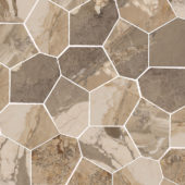 Dynasty Taupe Polished/Matte 11X12 Eggs Mosaic |  Carpet Barn Carpet One Inc.