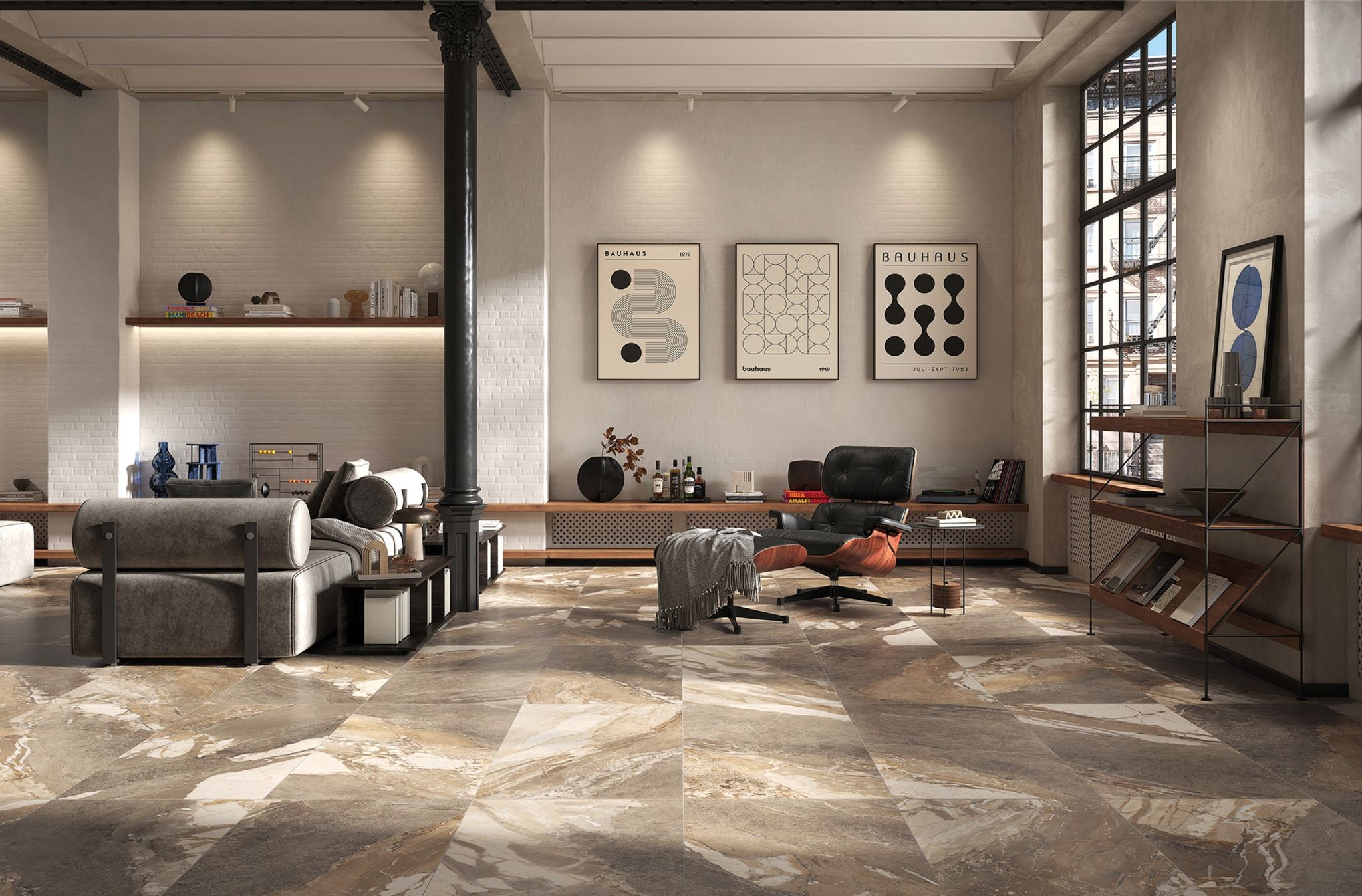 Dynasty Taupe Polished/Matte 24x48 1 |  Carpet Barn Carpet One Inc.